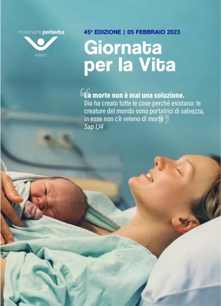 5 febbraio 2023 45ª edizione della “Giornata per la Vita”